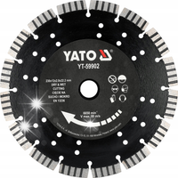YATO TARCZA DIAMENTOWA DO BETONU ŻELBETU 230mm SEGMENTY SPAWANE LASEROWO