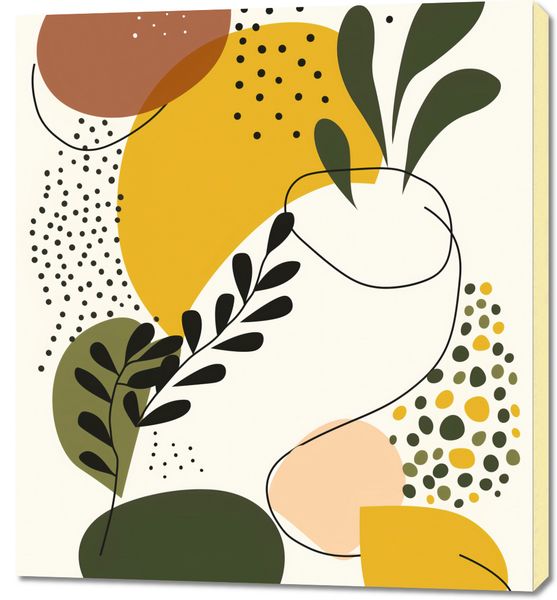 Obraz 90x100cm Botaniczne Impresje zdjęcie 1