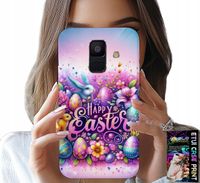 ETUI DO SAMSUNG A6 2018 - WESOŁEGO JAJKA, WIELKANOC, PISANKI JAJKA