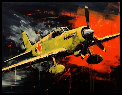 Plakat 65x50cm Barwny Przelot na Arena.pl