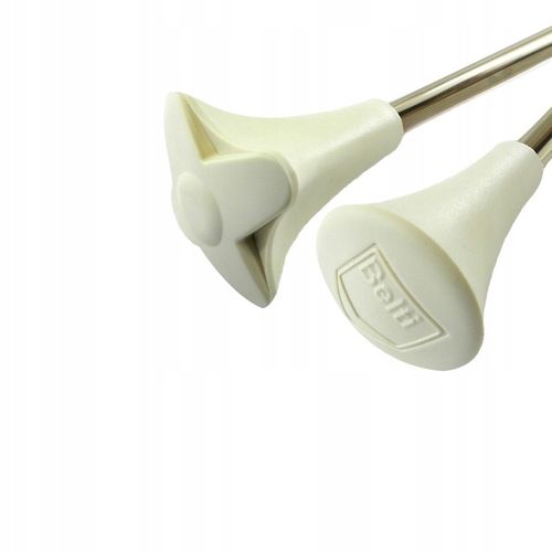 Pałka pałeczka baton mażoretkowa twirling PMT1 BELTI Chrom biała na Arena.pl