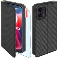 Etui z klapką do Motorola G24 |G24 POWER |G04| E14 Zamykane Futerał + Szkło