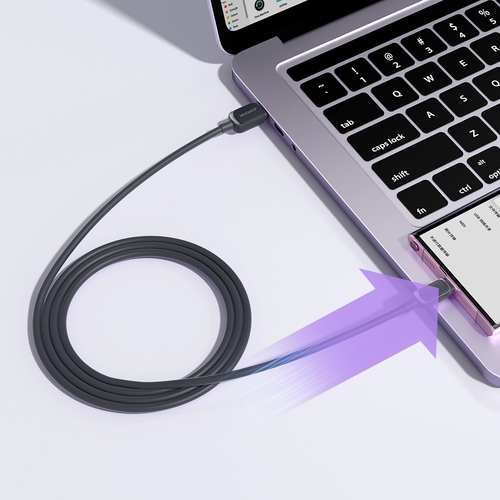 kabel przewód usb - usb-c 3a 480mbps 2m czarny na Arena.pl