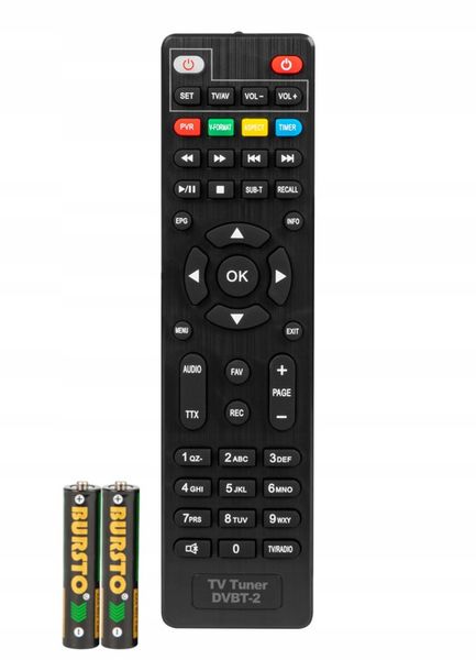 TUNER DEKODER DVB-T2 TV NAZIEMNEJ FULL HD HDMI USB PILOT BATERIE zdjęcie 3