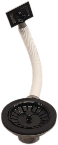 Zlewozmywak jednokomorowy FRENIT 12 grafit + bateria LUNA + dozownik na Arena.pl