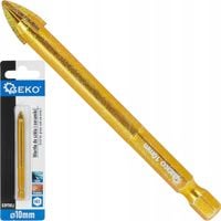 Wiertło do szkła i ceramiki HEX 10mm GEKO G39701J
