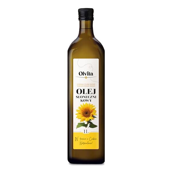 Olej słonecznikowy 1000ml - OLVITA zdjęcie 1