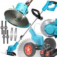 PODKASZARKA AKUMULATOROWA ELEKTRYCZNA MOCNA KOSA DO TRAWNIKA ZESTAW 2X