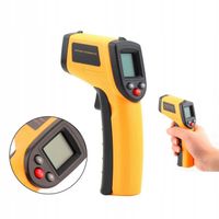 PIROMETR TERMOMETR BEZKONTAKTOWY LASEROWY BEZDOTYKOWY PODCZERWIEŃ -50 +400C