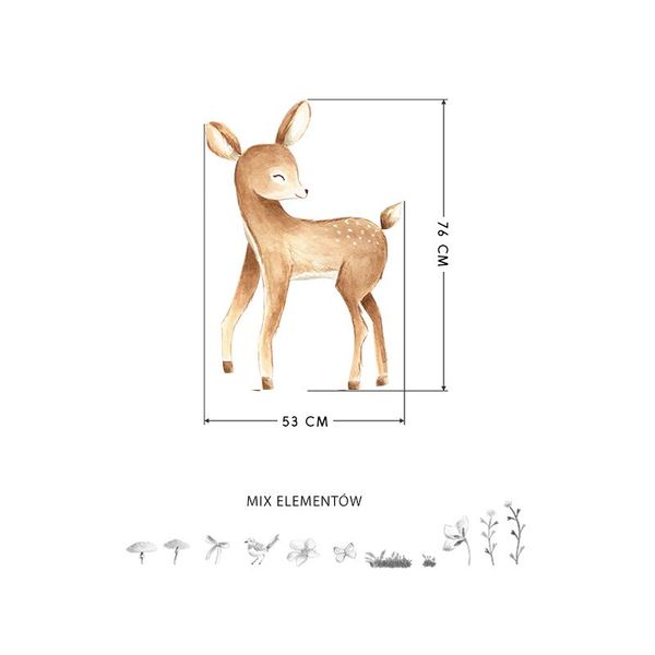 Naklejka Jelonek DK327 niebieski zdjęcie 2