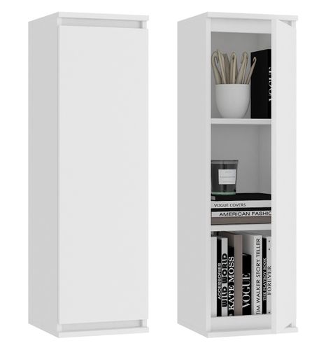 Meblościanka CLP - zestaw mebli witryna + rtv biała na Arena.pl