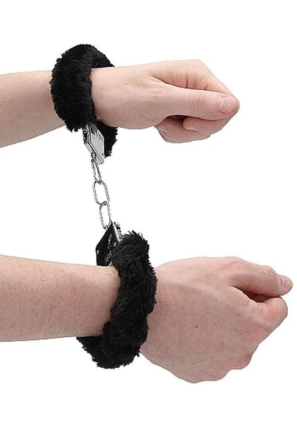 Beginner""s Handcuffs Furry - Black zdjęcie 8