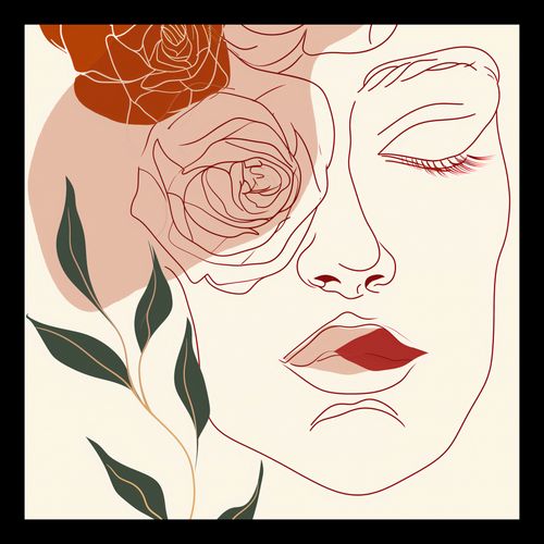 Plakat 20x20cm Beż i Twarz na Arena.pl