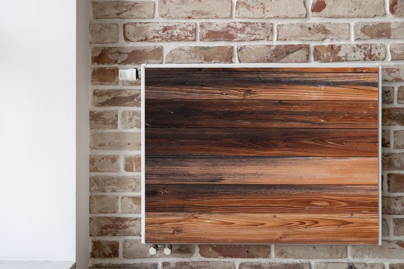 MATA Magnetyczna Kaloryfera Ciemne Deski 80cm x 60cm zdjęcie 6