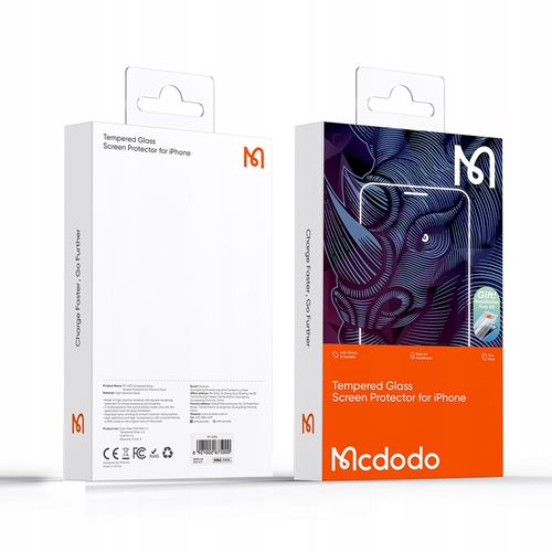 mcdodo ez paste szkło hartowane mocna szybka do etui do iphone 15 plus na Arena.pl