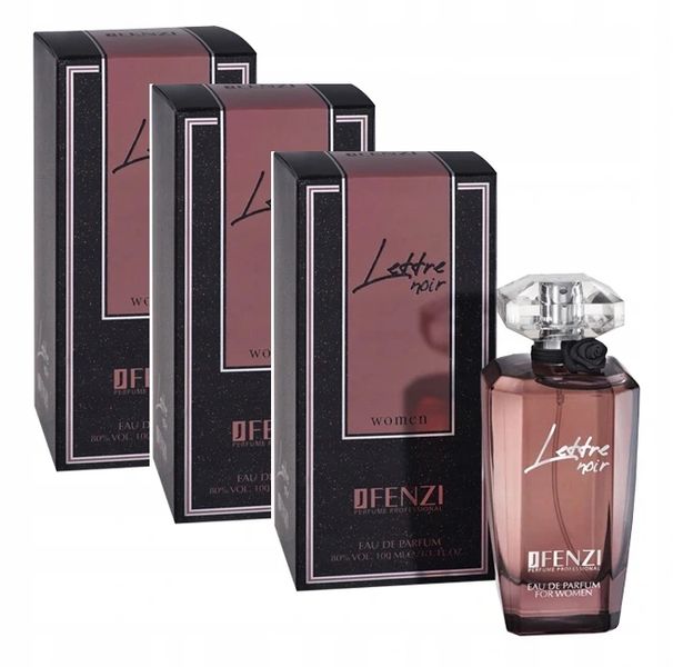 JFENZI LETTRE NOIR W EDP 100ML zdjęcie 5