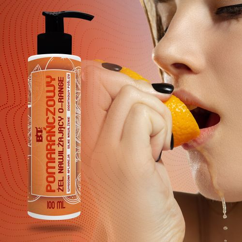 Pomarańczowy Żel Nawilżający Lubrykant Poślizgowy 100 Ml na Arena.pl