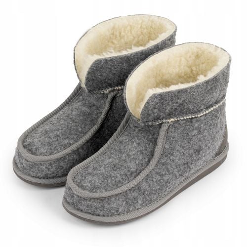 Bambosze Kapcie Góralskie Ciepłe Wełniane Wysokie na Arena.pl