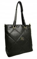 TOREBKA DAMSKA SHOPPER LISTONOSZKA CZARNA SUPER CENA !!!