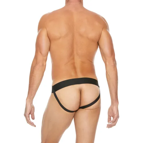 ouch! majtki typu jockstrap z zamkiem, czarne, rozmiar s/m na Arena.pl