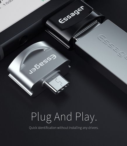 Adapter OTG host micro USB USB-A gniazdo przejściówka Essager na Arena.pl