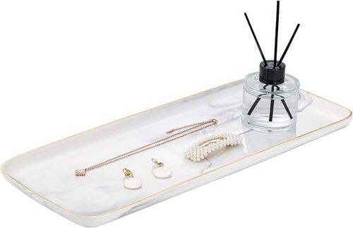 Taca ceramiczna ozdobna do serwowania marmur na Arena.pl