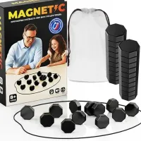 Magnetyczne kamienie kamyczki gra edukacyjna strategiczna zręcznościowa 30