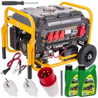 AGREGAT PRĄDOTWÓRCZY GENERATOR 3000W 230V 12V 400V PM-AGR-3000MNKE
