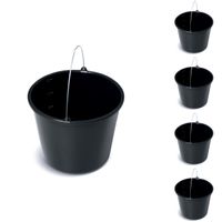 5x Wiadro budowlane 12l Gospodarcze plastikowe
