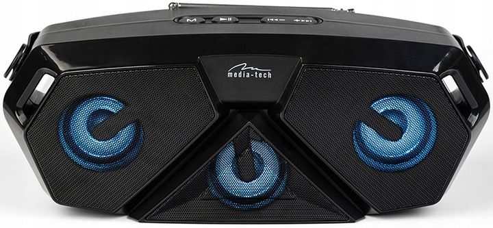 Głośnik Bluetooth MP3 radio FM mikrofon KARAOKE akumulator Media-Tech SCOUT zdjęcie 12