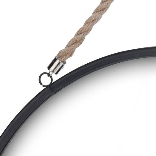 Lustro ścienne czarne okrągłe 41 cm na Arena.pl