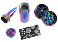 Lufka + Sitka + Grinder w Zestawie Tęczowe