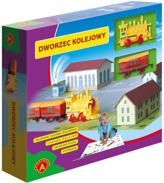 ALEXANDER 452 PUZZLE DWORZEC KOLEJOWY zdjęcie 2