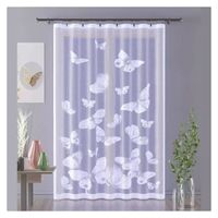 Firanka Białe Motyle 150 x 250 cm 🔲 DomoweTekstylia | WN7BM6 250