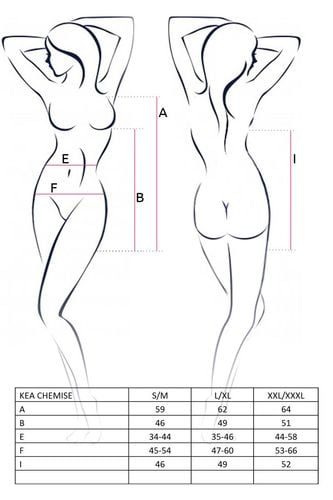 bielizna-kea chemise white xxl/xxxl - casmir na Arena.pl