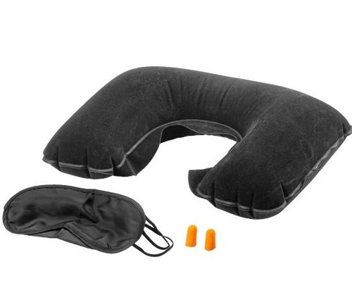 Poduszka dmuchana opaska zatyczki zestaw do snu podróże swe na Arena.pl