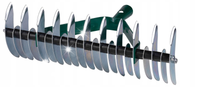 AERATOR WERTYKULATOR DO CHWASTÓW BEZ UCHWYTU STREND PRO METAL 36 X 23CM