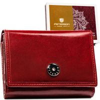 portfel damski skórzany ptn 24892-tvt-6615 red