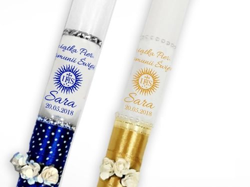 ŚWIECA KOMUNIJNA NA KOMUNIĘ DO KOMUNII IMIĘ DATA na Arena.pl