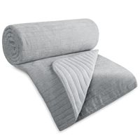 Narzuta 170x210 cm GLORI srebrna tkanina szenilowa elegancka