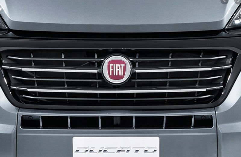 FIAT DUCATO III - Listwy CHROM atrapa grill Tuning zdjęcie 1