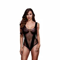 baci body jacquard fishnet v teddy uniwersalne siateczkowe