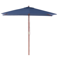 Parasol ogrodowy 144 x 195 cm niebieski FLAMENCO