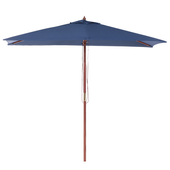 Parasol ogrodowy 144 x 195 cm niebieski FLAMENCO