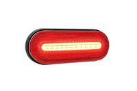 Lampa LED obrysowa czerwona 12V-36V 070C