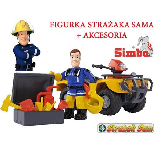 SIMBA Strażak SAM Quad Akcesoria Figurka na Arena.pl