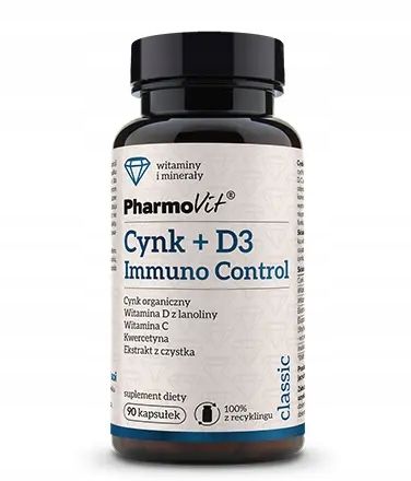 Cynk + D3 Immuno Control 90 kaps | Classic Pharmovit na Arena.pl