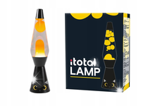 I-TOTAL LAMPA LAVOWA STOŁOWA DEKORACYJNA PODSTAWA Z CZARNYM KOTEM