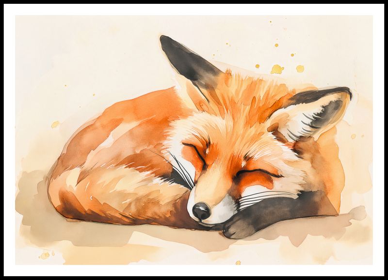 Plakat 100x70cm Akwarelowa Sielanka zdjęcie 3