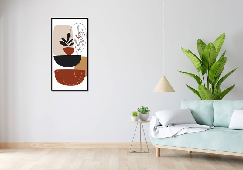 Plakat 50x100cm Botaniczna Abstrakcja zdjęcie 4